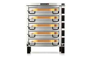 Piec do pizzy 5-komorowy sterowany elektronicznie, 1480x905x1840/2335, PIZZA MASTER PM 735ED (00031271)