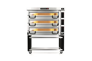 Piec do pizzy 3-komorowy sterowany elektronicznie, 1350x1125x1160/1910, PIZZA MASTER PM 923ED (00031396)