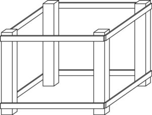 Podstawa do pieca Ideck 60.60 H=900mm Wariant podstawowy, Moretti Forni MFS60.60/90