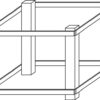 Zdjęcie Podstawa do pieca Ideck 65.105 H=900mm Wariant podstawowy, Moretti Forni MFS65.105/90