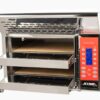 Zdjęcie Piec do pizzy 3 komorowy o pojemności 2 pizzy na komorę, osiąga 520 stopni, wbudowany okap, 910x610x640, Stima VP3 Revolution XL