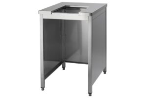 Podstawa pod dzielarkę do ciasta SA300 i SA800 z wnęką z wycięciem dla zaokrąglarki AR300 i AR800 Pizza Group