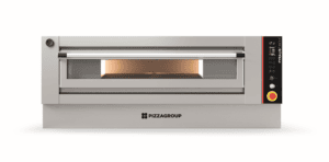 Piec do pizzy z obrotowym szamotem, elektryczny, 7 x 33 / 6 x 34 / 3 x 45, sterowanie cyfrowe, 1430x1360x550, Pizza Group PYRALIS CIRCLE