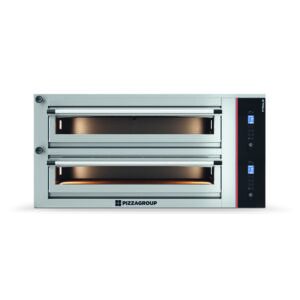 Piec do pizzy 2 komorowy szeroki, elektryczny, sterowanie cyfrowe, pojemność 2 x 6 x 34 cm, 1480x1030x720, Pizza Group Pyralis PY D12L