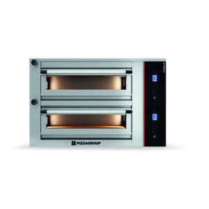 Piec do pizzy 2 komorowy, elektryczny, pojemność 2 x 4 x 34 cm, sterowanie cyfrowe, 1130x1030x720, Pizza Group Pyralis PY D8