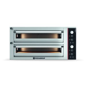 Piec do pizzy 2 komorowy szeroki, elektryczny, sterowanie manualne, pojemność 2 x 6 x 34 cm, 1480x1030x720, Pizza Group Pyralis PY M12L