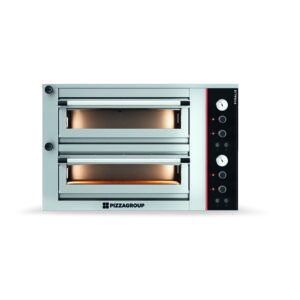 Piec do pizzy 2 komorowy, elektryczny, pojemność 2 x 4 x 34 cm sterowanie manualne, 1130x1030x720, Pizza Group Pyralis PY M8