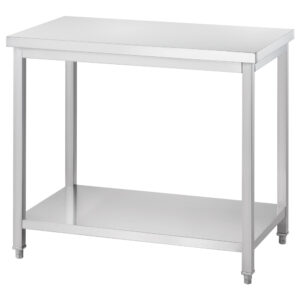 Stół centralny z półką, Gredil, 1500x600x850 mm skręcany Stalgast 676356
