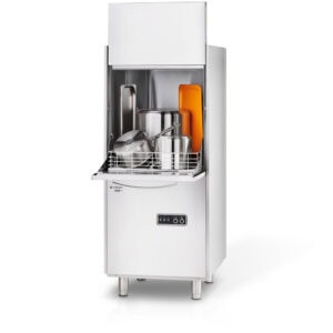 Zmywarka do garnków i tac, dozownik płynu myjącego, pompa zrzutowa, pompa wspomagająca płukanie, P 12.2 kW, U 400 V Stalgast 805025