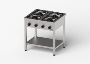 Kuchnia gazowa, Gredil, skręcana, 800x700x850 mm, P 25 kW, G30/37 mbar Stalgast 976593