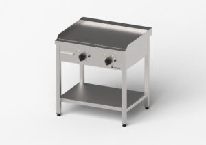 Płyta grillowa elektryczna, ryflowana, Gredil, 800x700x850 mm, P 8.1 kW, U 400 V Stalgast 977312