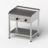 Zdjęcie Płyta grillowa elektryczna, gładko-ryflowana, Gredil, 800x700x850 mm, P 8.1 kW, U 400 V Stalgast 977313