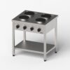 Zdjęcie Kuchnia elektryczna, Gredil, 800x700x850 mm, 4-płytowa, P 10.4 kW, U 400 V Stalgast 977500