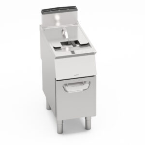 Frytownica gazowa 15L 1-komorowa z elektronicznym sterowaniem B-FLEX 400x730x1210 Bertos SGL15M-BF