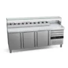 Zdjęcie Stół chłodniczy do pizzy z blatem granitowym Compact, 2110x700x854, Fagor Professional CPZC-3G