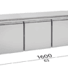 Zdjęcie Podstawa chłodnicza 1600x630x610 Bertos 9SF3P160