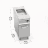 Zdjęcie Patelnia elektryczna multifunkcyjna 400x900x900 Bertos SE8BR4/FIX-BF