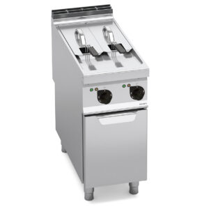 Frytownica elektryczna 7+7L 2-komorowa 400x900x900 Bertos E9F7+7-4M