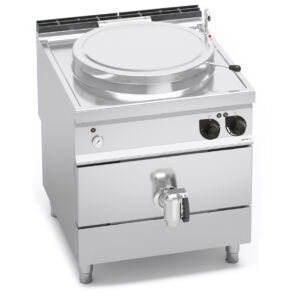 Kocioł warzelny elektryczny 150L, grzanie pośrednie z płaszczem wodnym 800x900x900 Bertos E9P15I+CAI