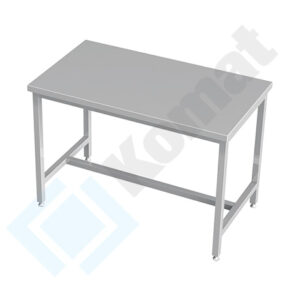 Stół centralny z łącznikami 1500x700x850, AISI 304, Komat KST-007