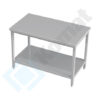 Zdjęcie Stół centralny z półką 1400x700x850, AISI 304, Komat KST-008