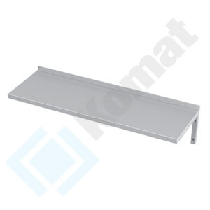 Półka wisząca pojedyncza 1800x400x250, AISI 304, Komat KPT-094