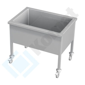 Basen jezdny 900x600x850, AISI 304, Komat KBT-163
