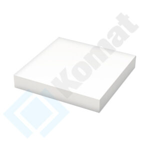 Kloc rozbiorowy polietylenowy 400x400x80, AISI 304, Komat KST-072