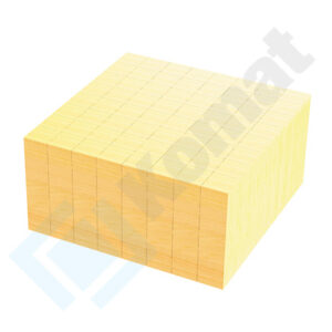 Kloc rozbiorowy drewniany 500x400x200, AISI 304, Komat KST-073
