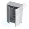 Zdjęcie Szafa na środki czystości 1000x600x2000, AISI 304, Komat KDT-203