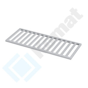 Półka gretingowa do regału 600x400x30, AISI 304, Komat KRT-303