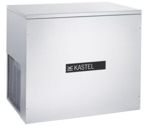 Kostkarka do lodu chłodzona wodą 300 kg / 24h, zasobnik zewnętrzny, duża kostka 36g | Kastel SP 300 W