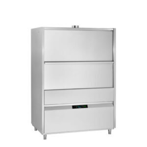 Zmywarka do przyborów kuchennych, kosz 1260x815 mm, pompa płukania, dozowniki chemii | Kastel UK 55/45 EPI PRS