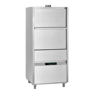 Zmywarka do przyborów kuchennych, kosz 565x690 mm, odzysk energii, pompa płukania, dozowniki chemii | Kastel UK 55/80 EPI ES