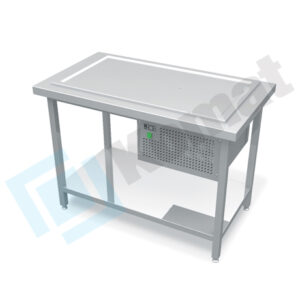 Stanowisko z płytą chłodniczą 1235x700x900, AISI 304, Komat KL1-13.7003