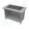 Zdjęcie Stanowisko z płytą grzewczą ceramiczną 1235x700x900, AISI 304, Komat KL2-24.7003