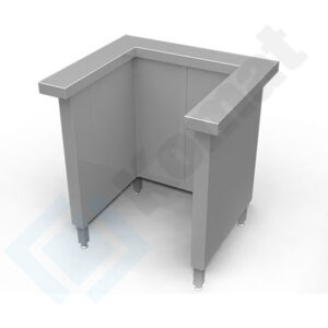 Stanowisko dystrybutora 800x800x900, AISI 304, Komat KL3-09.8080
