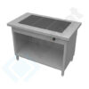 Zdjęcie Stanowisko z płytą grzewczą ceramiczną 1560x800x900, AISI 304, Komat KL3-24.8004