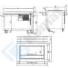 Zdjęcie Stanowisko z płytą chłodniczą 1620x800x900, AISI 304, Komat KL4-13.8004