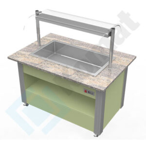 Bufet MODERN - grzewczy 1500x1000x900, AISI 304, Komat KL5-02.2150