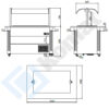 Zdjęcie Bufet MODERN – chłodniczy 1500x1000x900, AISI 304, Komat KL5-03.3150