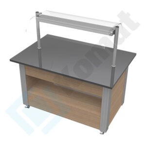 Bufet RETRO - neutralny 1500x1050x900, AISI 304, Komat KL5-05.1150