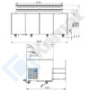 Zdjęcie Bufet FRESH – grzewczy 2125x1000x900, AISI 304, Komat KL5-31.2212