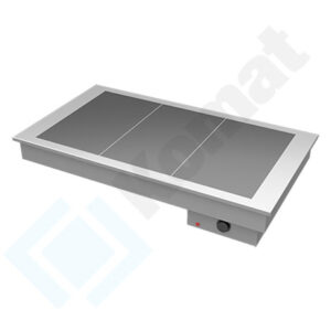 Płyta grzewcza ceramiczna 726x590x253, AISI 304, Komat KL6-24.0002
