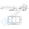 Zdjęcie Płyta grzewcza ceramiczna 1069x590x253, AISI 304, Komat KL6-24.0003