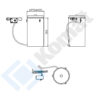 Zdjęcie Dystrybutor talerzy 705, AISI 304, Komat KL6-40.2033