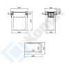 Zdjęcie Dystrybutor tac 630x425x670, AISI 304, Komat KL6-42.0001