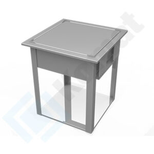 Dystrybutor koszy 600x600x670, AISI 304, Komat KL6-43.0001
