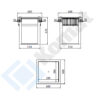 Zdjęcie Dystrybutor koszy 600x600x670, AISI 304, Komat KL6-43.0001