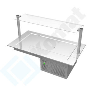 Płyta chłodnicza 1235x670x384, AISI 304, Komat KL7-13.0003